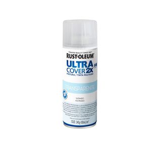 Spray Aerosol Ultra Cover 2x Transparente Satin. Rust Oleum